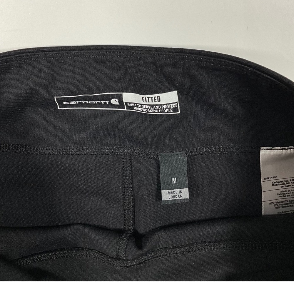 Carhartt Womens Force Fitted Utility Lightweight Leggings Black Size Medium - Picture 3 of 16